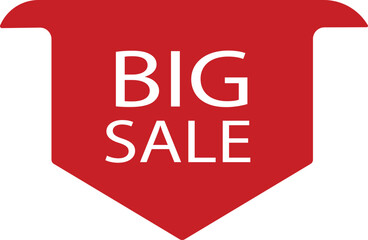 Sale price tag product badges Stickers Labels Tags Ribbons icon in Flat. big Seller isolated on transparent background