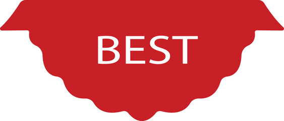 Sale price tag product badges Stickers Labels Tags Ribbons icon in Flat. big Seller isolated on transparent background