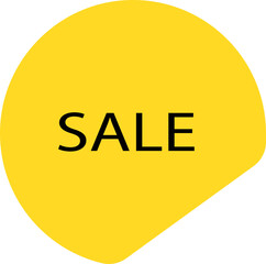 Sale price tag product badges Stickers Labels Tags Ribbons icon in Flat. big Seller isolated on transparent background