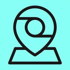 address icon (map location) 