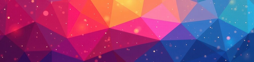 Vibrant gradient backdrop with overlapping geometric shapes and lines , background, dynamic