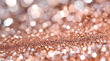 suggestive crystal chandelier prisms elegance background refracting light, generating luminous bokeh pattern of Sparkling luxury and festive abstract video 4k - Powered by Adobe