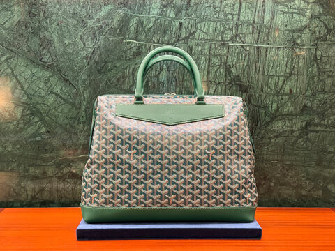 Shanghai,China-Nov.21st 2024: Goyard brand luxury bag sell in store