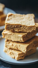 Stacked Fudge Dessert Plate