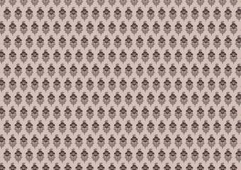 Fototapeta premium Beautiful Mughal art textile design pattern with beautiful colours for digital print 