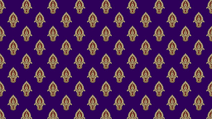 Beautiful Mughal art textile design pattern with beautiful colours for digital print	