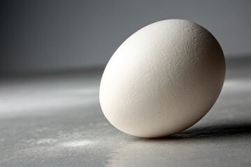 egg on black background