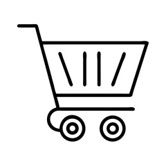 shopping cart icon vector
