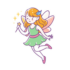 fairy  icon, fairy  vector illustration-simple illustration of fairy , perfect for fairy  logos and icons
