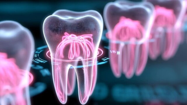 holographic technology analyze teeth protection