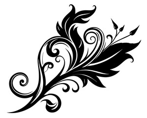 Flourish Vector & SVG | Elegant Decorative Vector for Invitations, Monograms, Frames & Ornamental Design