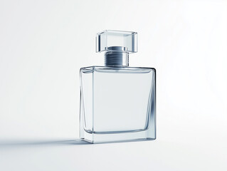 Perfume bottle isolated on white background for beauty and fragrance use