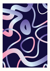 template design with gradient wavy shapes, geometric wavy shapes template, wavy line shapes, gradient wavy line  