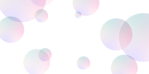 Abstract white background with colorful gradient circle. Modern abstract white bubble background . seamless and retro pattern technology and business concept .  background for report and project prese