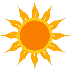 sun icon vector illustration
