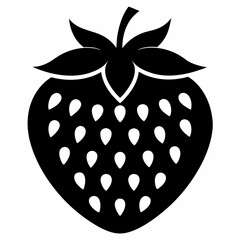 vector illustration of a strawberry