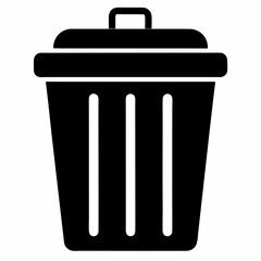 vector trash can icon