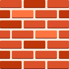 brick wall in brown colors banner, wallpaper, template