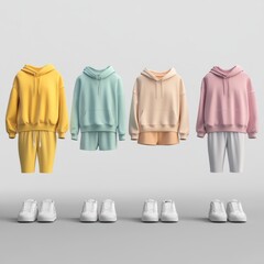 Colorful casual outfits