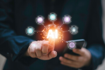 Digital transformation technology strategy, IoT, internet of things. transformation of ideas and...