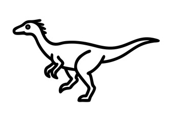 Obraz premium oviraptor. dinosaur icon