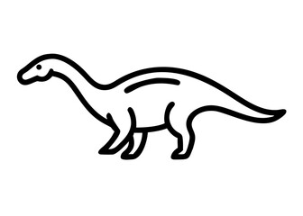 Obraz premium supersaurus . dinosaur icon