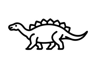 Fototapeta premium ankylosaurus. dinosaur icon