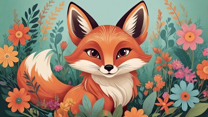 Playful Fox Charm