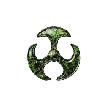 Mystical Green Stone Triskele Ancient Celtic Symbol