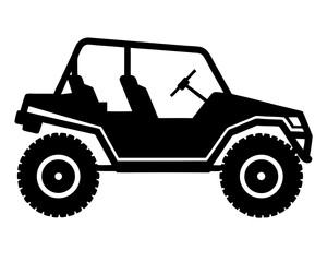 UTV Car Silhouette Vector & SVG, UTV Car Vector Logo