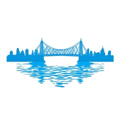 Abstract Bridge Logo