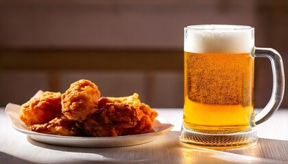 おいしそうな生ビールジョッキ
