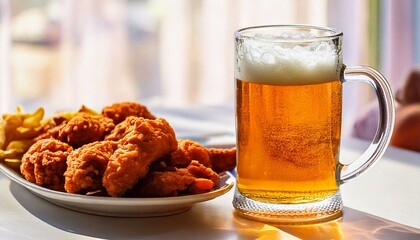 おいしそうな生ビールジョッキ