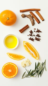 Spicy Citrus Composition with Ginger and Cinnamon