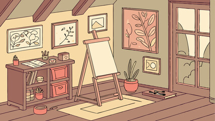 Obraz premium interior of a room