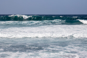 Atlantic ocean waves, Gran Canaria, Spain
