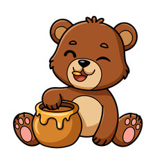 Obraz premium animal bear vector illustration,cartoon illustration