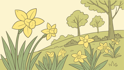 flowers and leaves