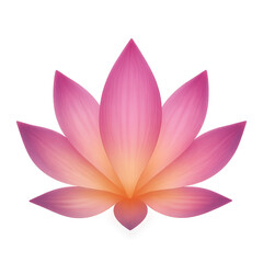 A flower with pink petals and orange center. The flower is large and has a lot of detail