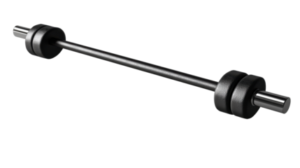 Barbell Power: A close-up shot of a barbell, a symbol of strength and fitness, ready to empower a dedication to physical wellness.
