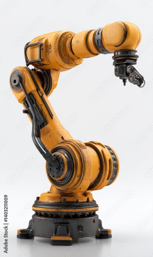 Aufkleber robotic arm performing precision tasks in a modern workspace