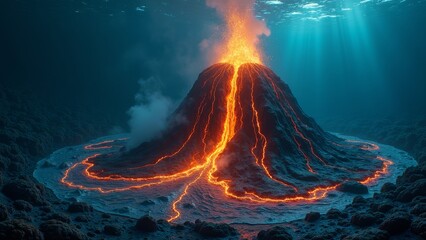 The Spectacular Eruption Underwater Volcanoes
