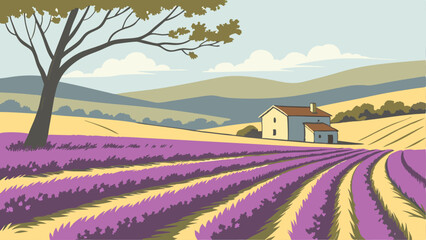 rural landscape in autumn