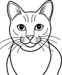 Obraz premium vector illustration of a cat
