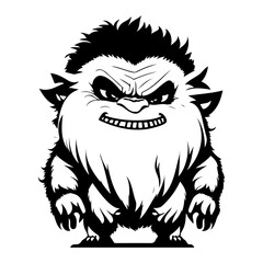 Intimidating Monster Grin, Cartoonish Design