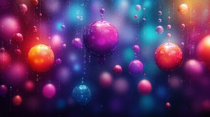 Vibrant Spheres: A Symphony of Color and Light