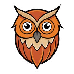 A bold owl head tattoo symbolizing wisdom and mystery, featuring sharp eyes, intricate feathers, and a fierce gaze—perfect for a striking, meaningful design.