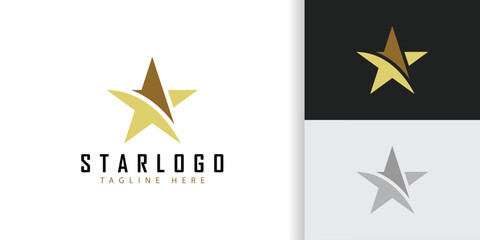 star logo icon design template,  elegant star logo designs Vector