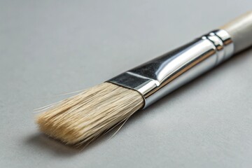 Fototapeta premium paint brushes on a wooden background