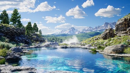 Peaceful Mountain Hot Springs